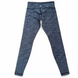 Lululemon y2k gray heathered low rise wunder under knit leggings