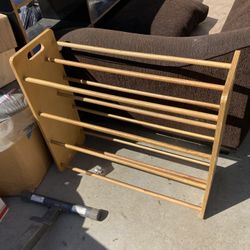 Wooden Shelf Rack For Shoes Or Containers