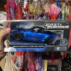 Fast And Furious Blue Car New $25 Each New