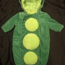 Boy/girl plush comfy outfit(costume)-Pea in a pod suit by ‘Dream, Play, Imagine’ brand. Age- 3-6 mont