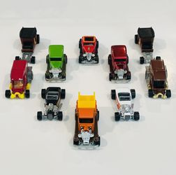 Vintage 1970’s & 1980’s Hot Wheels Hot Rod Lot Of 10 Cars Loose
