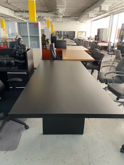Black conference tabke 42”x96”