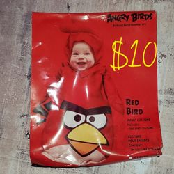 Red Angry Birds Baby Costume