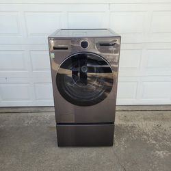 LG WASHER AND DRYER COMBO 2 IN 1 WITH PEDESTAL