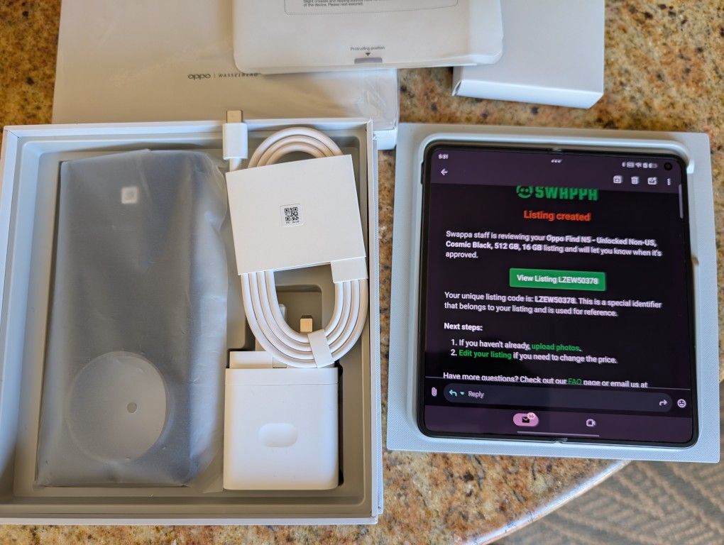 Oppo Find N5 Global 512gb Unlocked Brand New In Box 