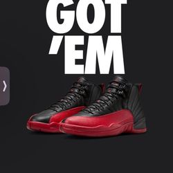 Jordan 12 “flu Game” Size 12