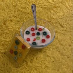 Cereal Candle with cereal Wax melts Bundle