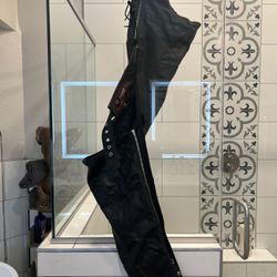 Women’s Leather Chaps. 