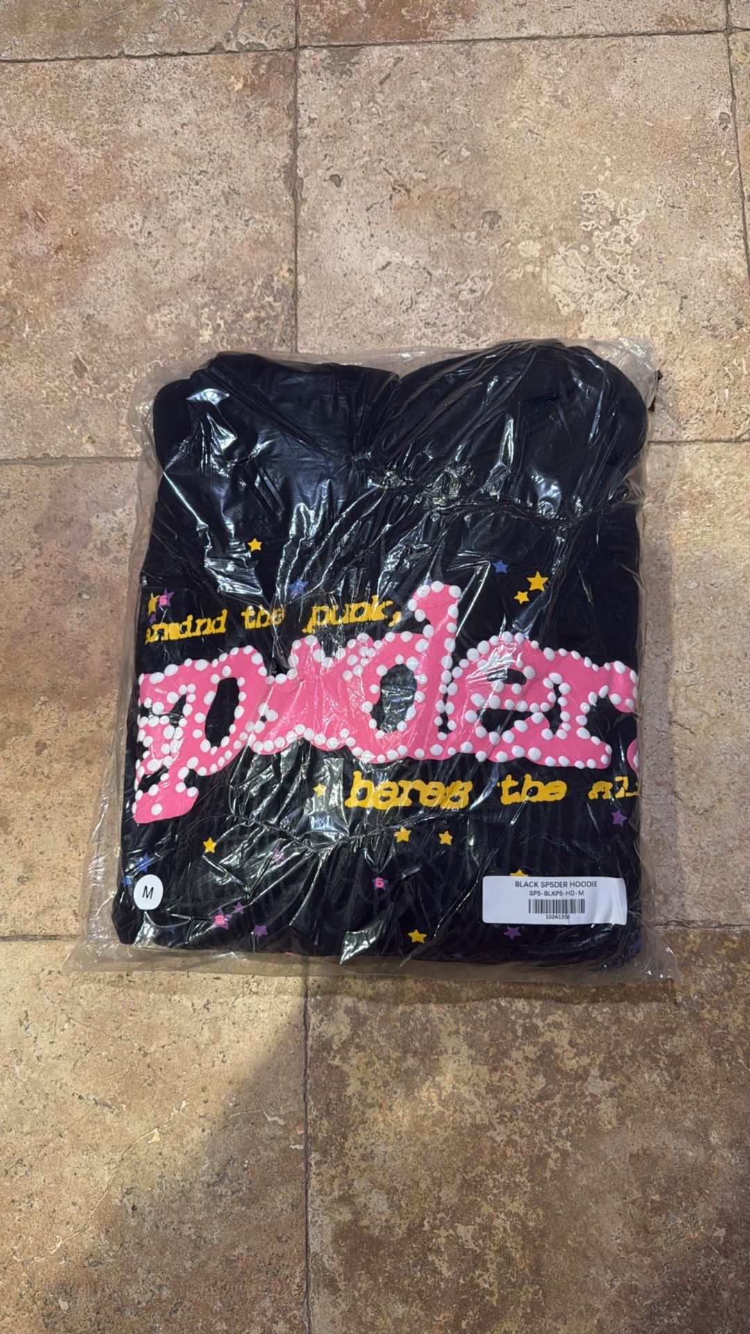 Sp5der Worldwide Pullover Hoodie V2 P*NK