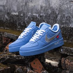 Nike Air Force 1 Low Off White Mca University Blue 41