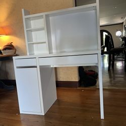 Desk with white board