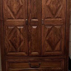 Beautiful 100 % Mid Century solid Wood Chest