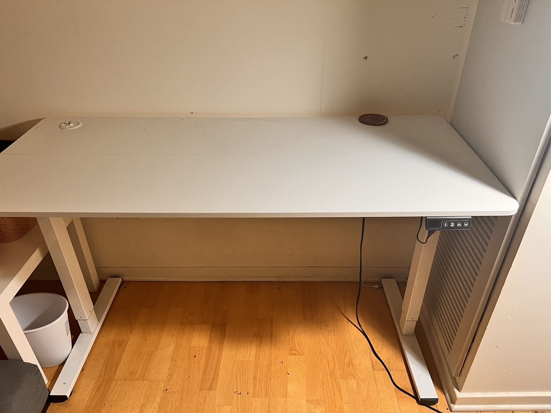 55 Inch Height Adjustable Study Table