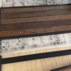 California King Wood And Metal Bed frame 