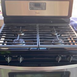 Whirlpool Stainless Steel Gas Stove 