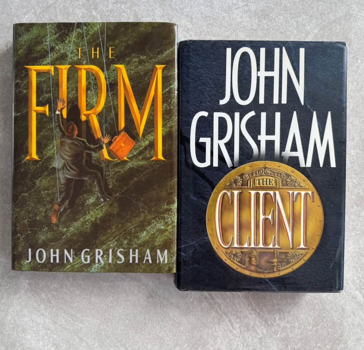 Grisham hardcover book set - The Client & The Firm