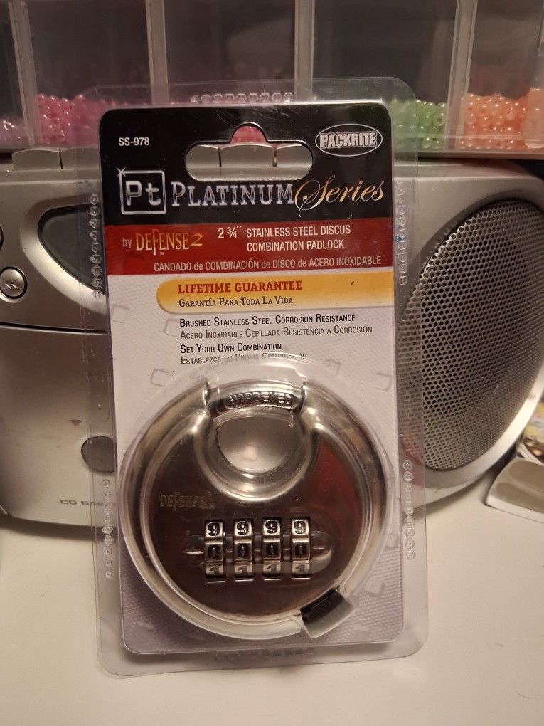 Disc Lock With Combination New