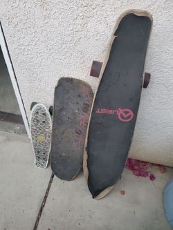3 skateboards