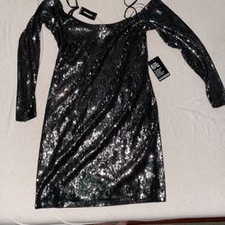 Express Sequin Dress NEW 