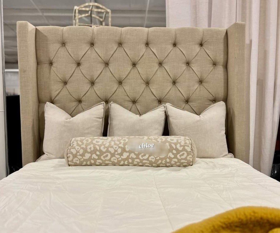••ASKdISCOUNTcOUPOn🍬 🛎 queen King full twin bed  Mldy Brown Blue Gray Silver Pink Velvet Upholstered Bed ■