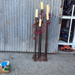 Solid Metal Candle Holder Decoration