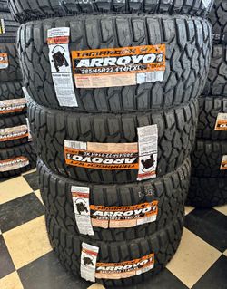 285/45/22 Arroyo RT NEW TIRES MOUNTED AND BALANCED INCLUDED