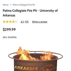 University of Arkansas Fire Pit