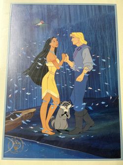 Disney top Lithograph Pocahontas