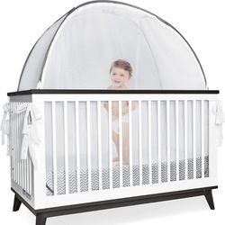 Premium Crib Topper Mosquito & Safety Net