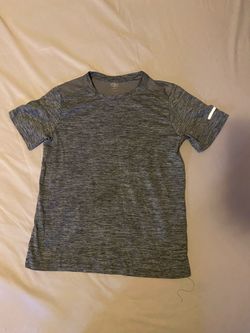 Athletic Works Boys Active Solid Short Sleeve T Shirt Size L(10-12)