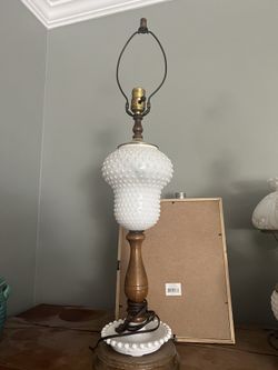 Milk Glass Lamp
