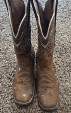 Delpos western boots 👢  size Mens 7.5 / mex 26.5