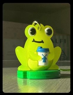 Dutch Bros Glow in the dark Frog Charm!
