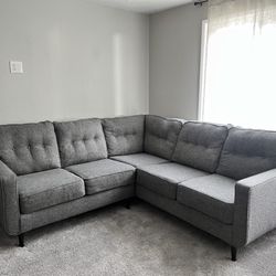 Grey Sectional Couch - FREE DELIVERY