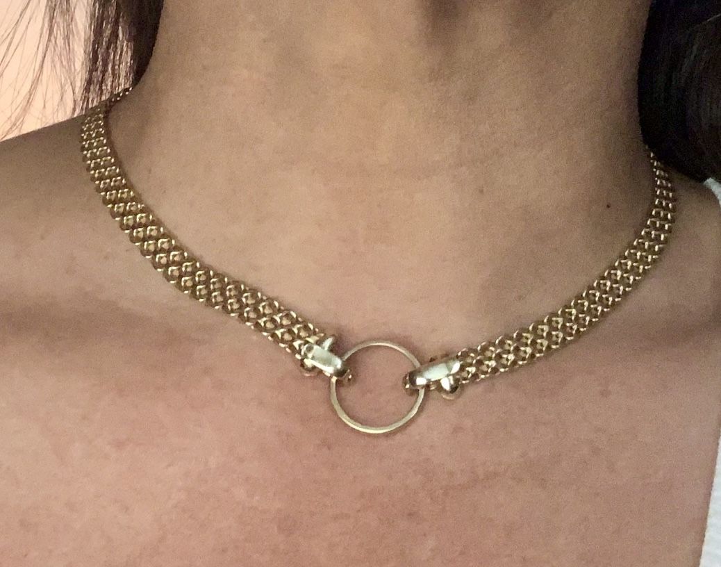14k Italian Gold Choker/Necklace