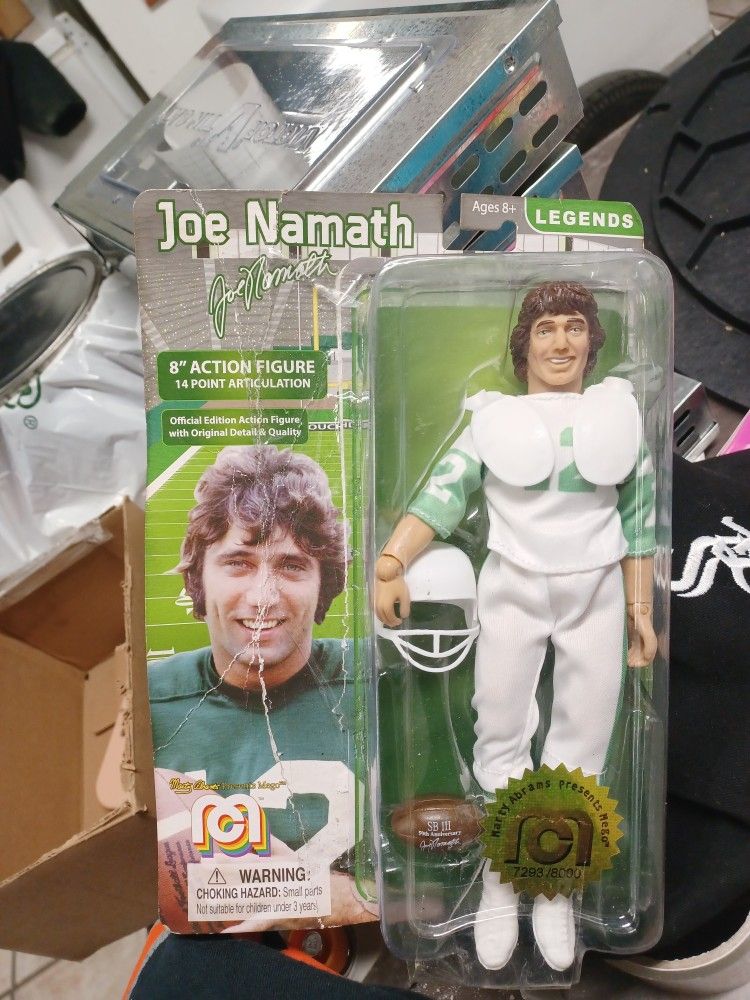 8" action figure Joe Namath  football all star π