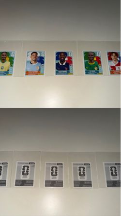 2026 World Cup stickers, star players in perfect condition 10/10.