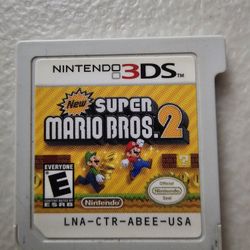 New Super Mario Bros 2 Game And Manual For Nintendo 3DS 