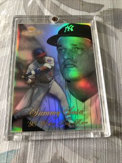 Sammy Sosa Topps 1998 Gold Label Home Run Race Card