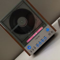 Sony CMT-EX1 Vertical CD Player / Micro Hi-Fi System – Belt Replaced, Fully Working