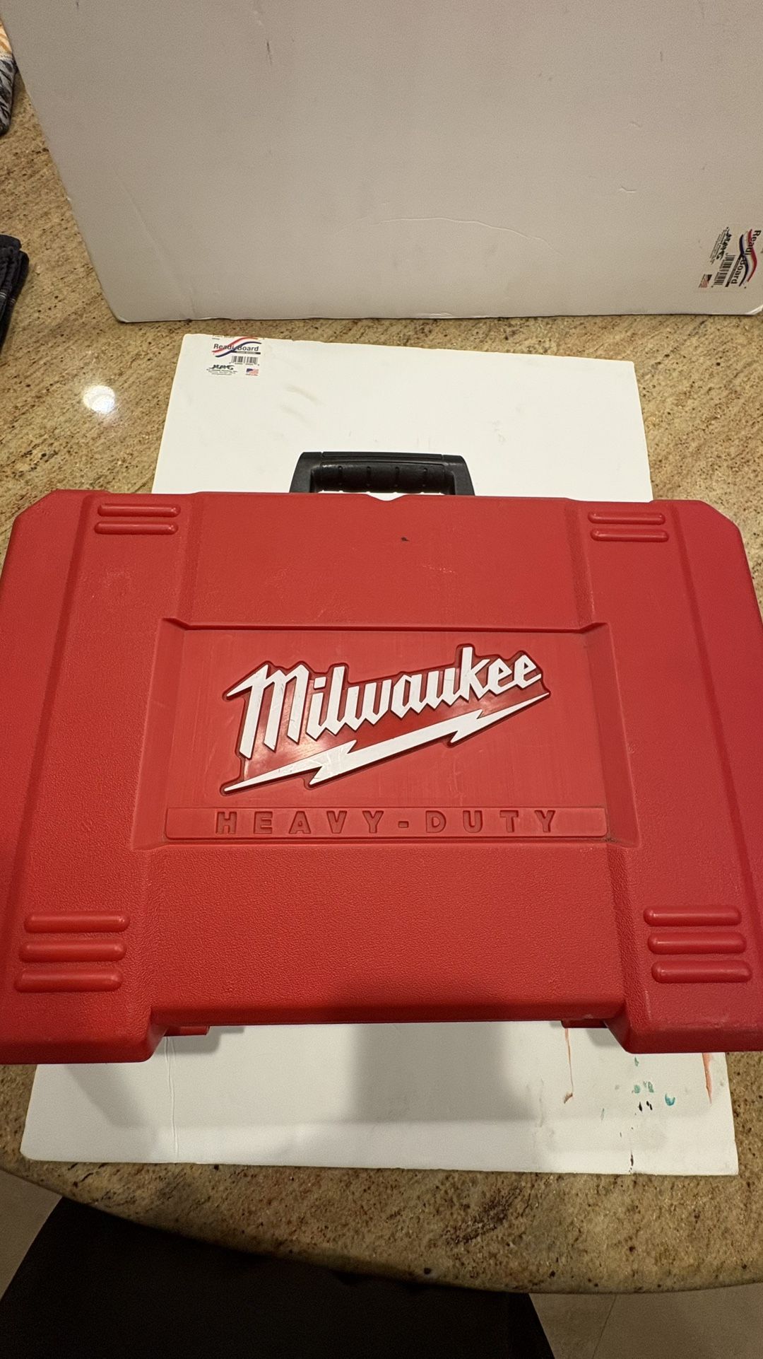 Milwaukee Cordless Hammer-Drill Kit — 6 1/2in, 28 Volt