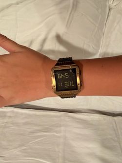 GLOCK Precision Digital Quartz 44mm 10 ATM Bronze Steel Black Rubber Date price