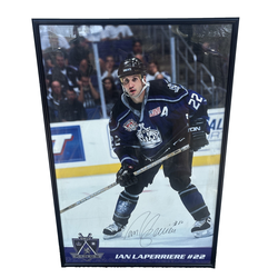 Ian Laperriere #22 Autographed LA Kings 24x36 Framed NHL Photo