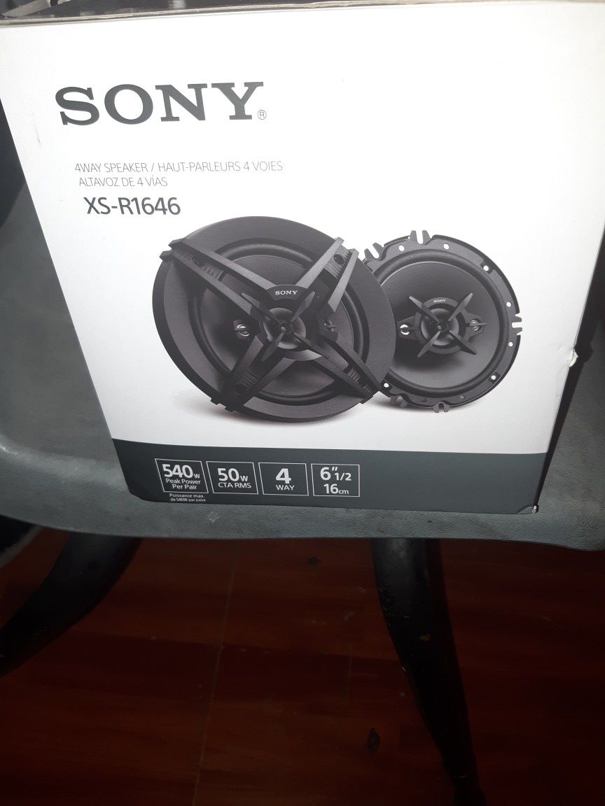 Sony 6.5 inch car speakers brand new