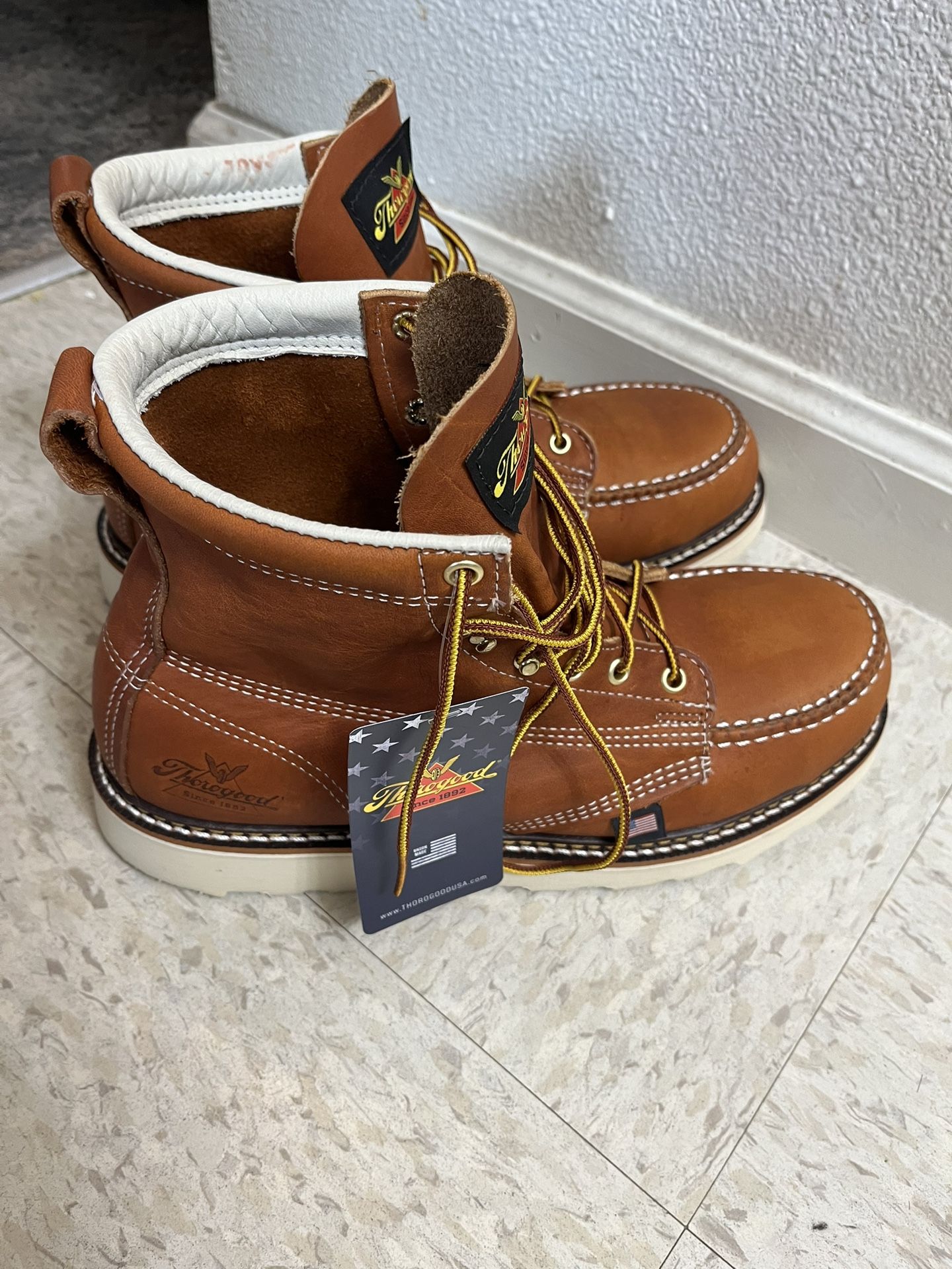 Botas De Trabajo Con Casquillo Nuevas Size9D
