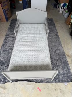 Toddler bed and mattress