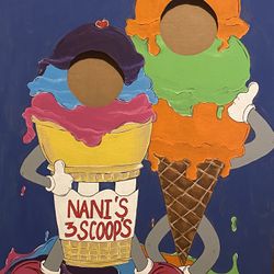 Ice Cream Party Cut Outs 