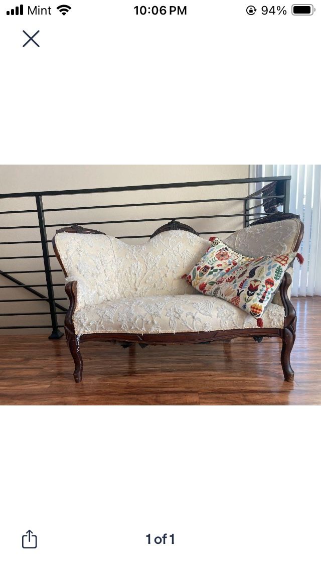 Vintage Loveseat We Are Moving