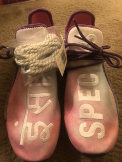 Adidas Pharrell Human Race Hu Holi pink glow size 12.5 New