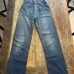 Vintage 501 Levis Womens Selvedge Big E